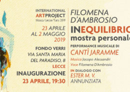 Filomena d'Ambrosio - mostra Equilibrio - Lecce