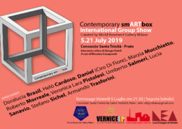 Contemporary smARTbox World Basement Gallery di Milano Alessandra Bisi Massimo Casagrande Giorgio Fedeli