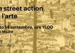 Una street action per l arte Napoli Museo Madre e Cleanap