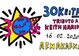 tributo a Keith Haring - galleria Afnakafna - Roma