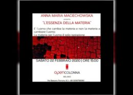 Anna Maria Maciechowska - L_essenza Della Materia - Opencolonna - Milano