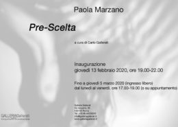 Paola Marzano - Pre-Scelta - Galleria Gallerati - Roma