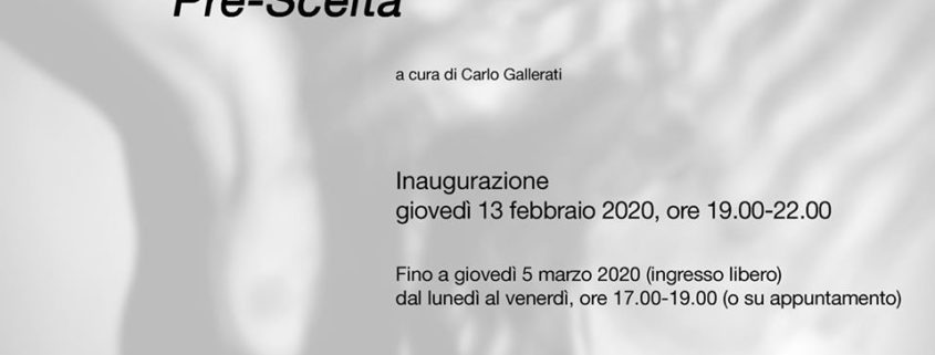 Paola Marzano - Pre-Scelta - Galleria Gallerati - Roma