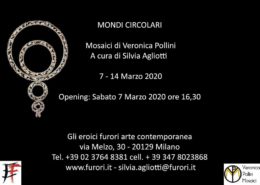 Veronica Pollini Mondi Circolari mostra a Milano gli eroici furori