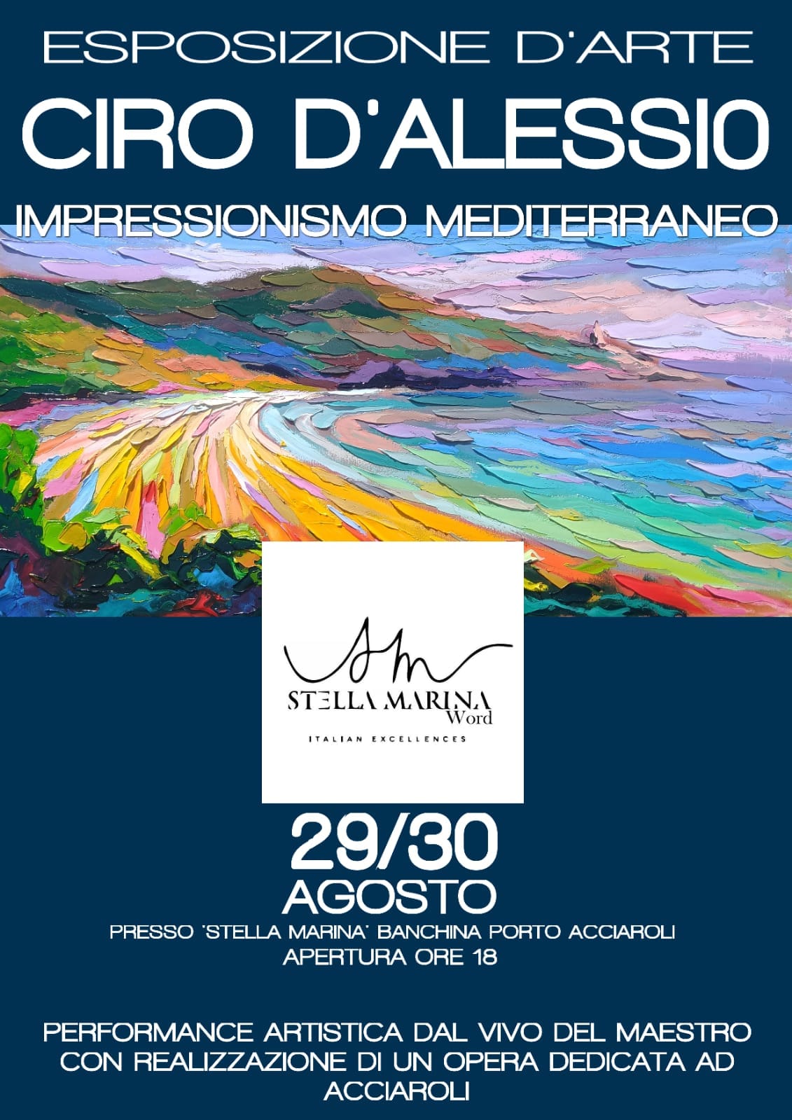 Ciro d Alessio Impressionismo mediterraneo Acciaroli MeloBox