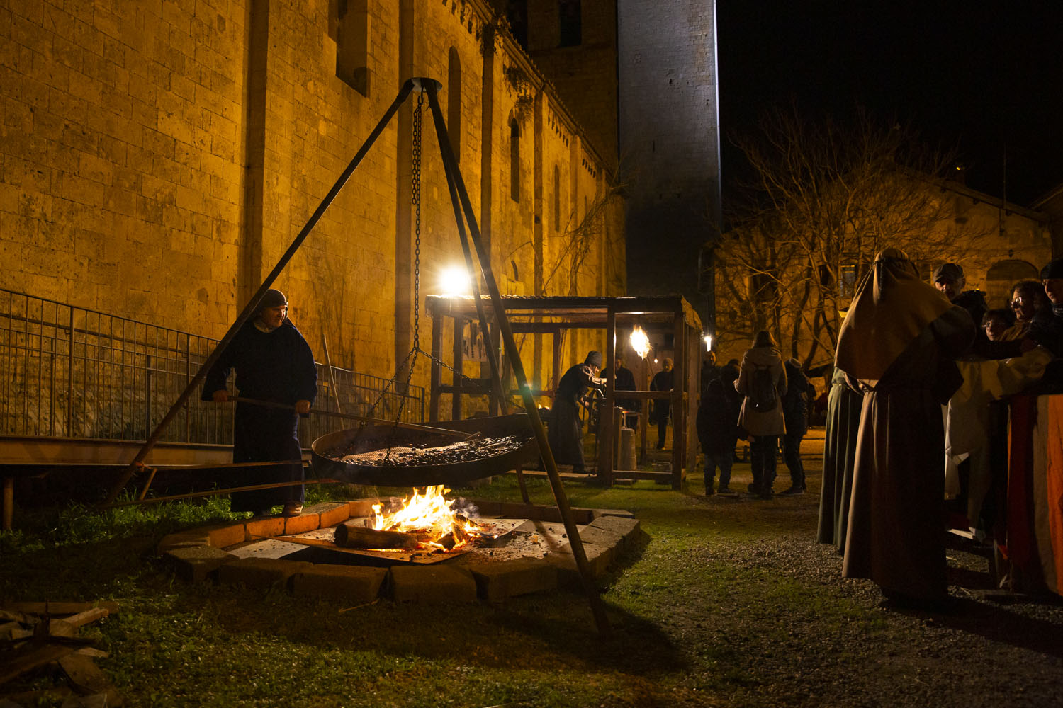 Il presepio pasquale al San Raffaele di Milano